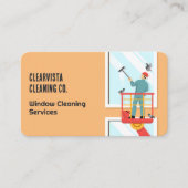 Venster reinigen visitekaartje (Voorkant)