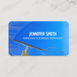 Venster reinigen visitekaartje