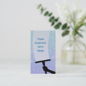 Venster reinigen visitekaartje (Staand voorkant)