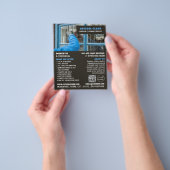 Venster reinigen, Windows reinigen, reinigingsserv Flyer (Hand)