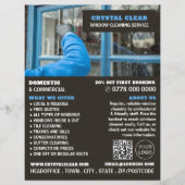 Venster reinigen, Windows reinigen, reinigingsserv Flyer (Voorkant)