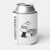 Venster reiniger met Windows-reinigingscabine Blikjeskoeler (Blikje Achterkant)