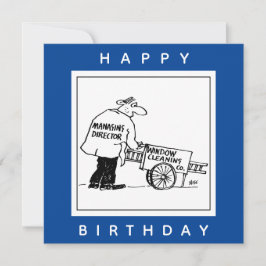 Venster reiniger met Windows-reinigingscabine Kaart