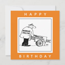 Venster reiniger met Windows-reinigingscabine Kaart