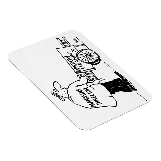 Venster reiniger met Windows-reinigingscabine Magneet (Rechterzijde)