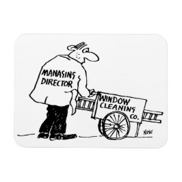 Venster reiniger met Windows-reinigingscabine Magneet