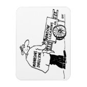 Venster reiniger met Windows-reinigingscabine Magneet (Verticaal)