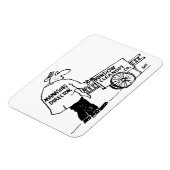 Venster reiniger met Windows-reinigingscabine Magneet (Linkerzijde)