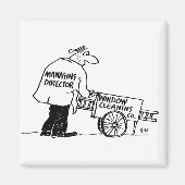 Venster reiniger met Windows-reinigingscabine Magneet (Voorkant)