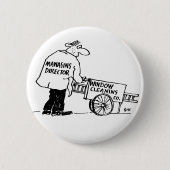 Venster reiniger met Windows-reinigingscabine Ronde Button 5,7 Cm (Voorkant)