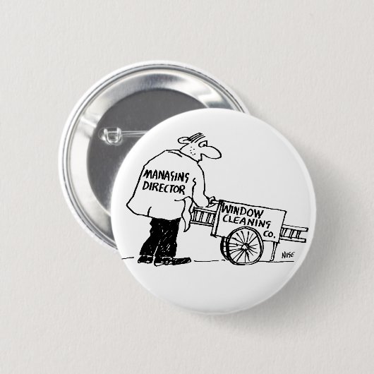 Venster reiniger met Windows-reinigingscabine Ronde Button 5,7 Cm (Voorkant /achterkant)