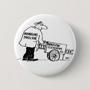 Venster reiniger met Windows-reinigingscabine Ronde Button 5,7 Cm