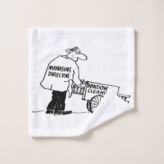 Venster reiniger met Windows-reinigingscabine Washandje (Wasdoekje)