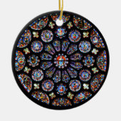 Venster Roos Chartres Keramisch Ornament (Voorkant)