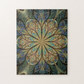 Venster roos legpuzzel (Verticaal)