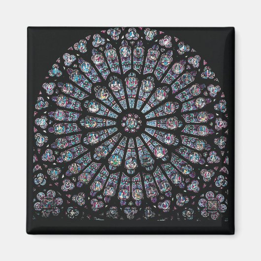 Venster roos Noord-transept Magneet (Voorkant)