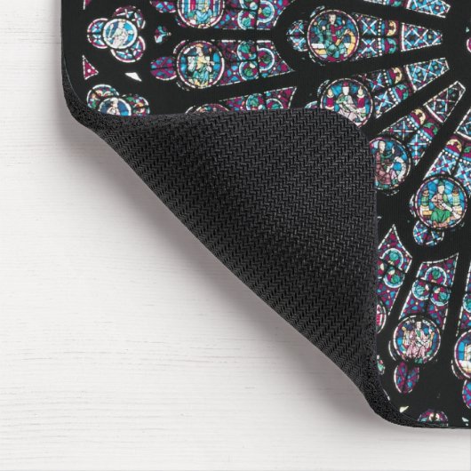 Venster roos Noord-transept Muismat (Hoek)