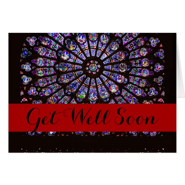 Venster Roos Notre Dame Cathedral Parijs (Voorkant Horizontaal)