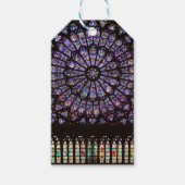 Venster Roos Notre Dame Cathedral Parijs Cadeaulabel (Voorkant)