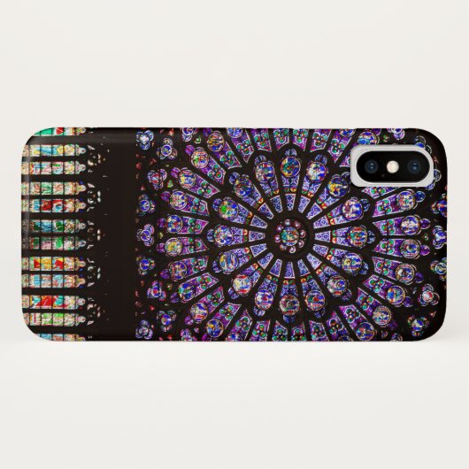 Venster Roos Notre Dame Cathedral Parijs Case-Mate iPhone Case (Achterkant (horizontaal))