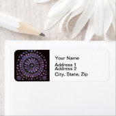 Venster Roos Notre Dame Cathedral Parijs Etiket (Insitu)