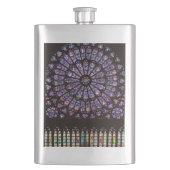 Venster Roos Notre Dame Cathedral Parijs Flacon (Voorkant)