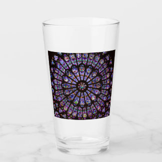 Venster Roos Notre Dame Cathedral Parijs Glas