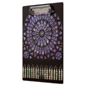 Venster Roos Notre Dame Cathedral Parijs Klembord (Links)