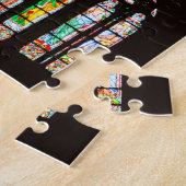 Venster Roos Notre Dame Cathedral Parijs Legpuzzel (Zijkant)