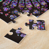 Venster Roos Notre Dame Cathedral Parijs Legpuzzel (Zijkant)