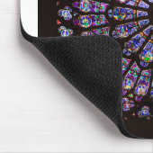 Venster Roos Notre Dame Cathedral Parijs Muismat (Hoek)