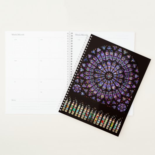 Venster Roos Notre Dame Cathedral Parijs Planner (Display)