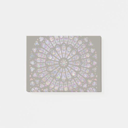 Venster Roos Notre Dame Cathedral Parijs Post-it® Notes (Voorkant)