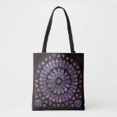 Venster Roos Notre Dame Cathedral Parijs Tote Bag (Voorkant)