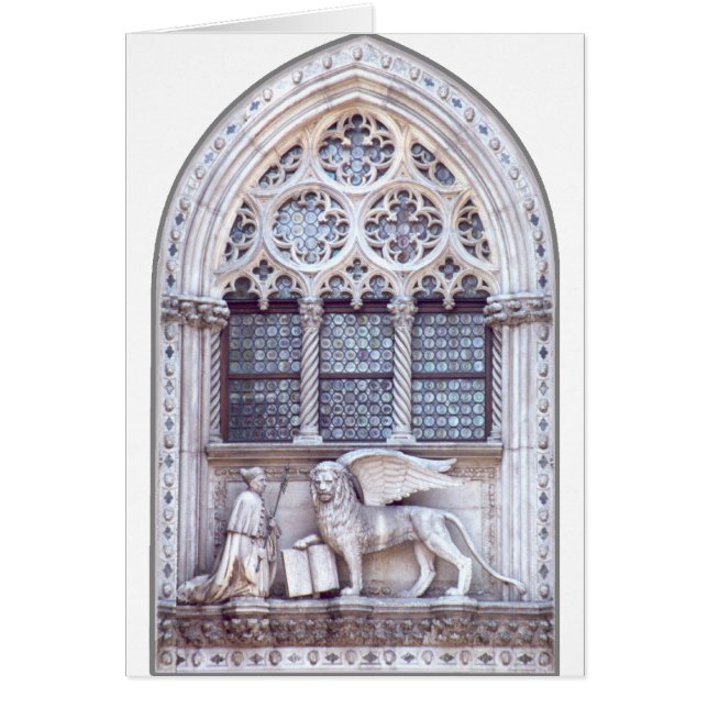 Venster San Marco Winged Lion (Voorkant)