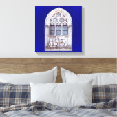 Venster San Marco Winged Lion Canvas Afdruk (Insitu (Slaapkamer))
