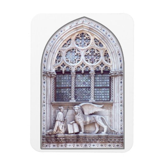 Venster San Marco Winged Lion Magneet (Verticaal)