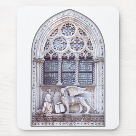 Venster San Marco Winged Lion Muismat (Voorkant)