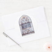 Venster San Marco Winged Lion Ronde Sticker (Envelop)