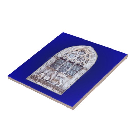 Venster San Marco Winged Lion Tegeltje (Zijkant)