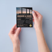 Venster Scène, venster & Deuren Fitter Company Flyer (Hand)