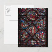 Venster scènes weergeven briefkaart (Voorkant / Achterkant)