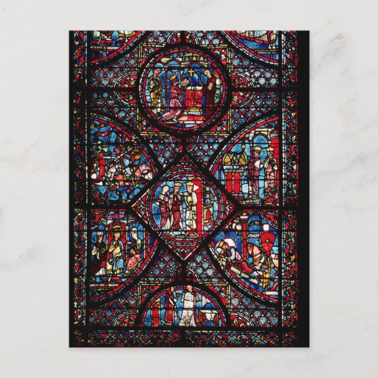 Venster scènes weergeven briefkaart (Voorkant)