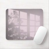 Venster Schaduw op Roze Muismat (Met muis)