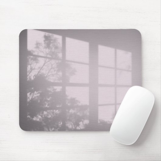 Venster Schaduw op Roze Muismat (Met muis)