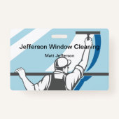 Venster Schoonmaakprogramma's Badge (Voorkant)