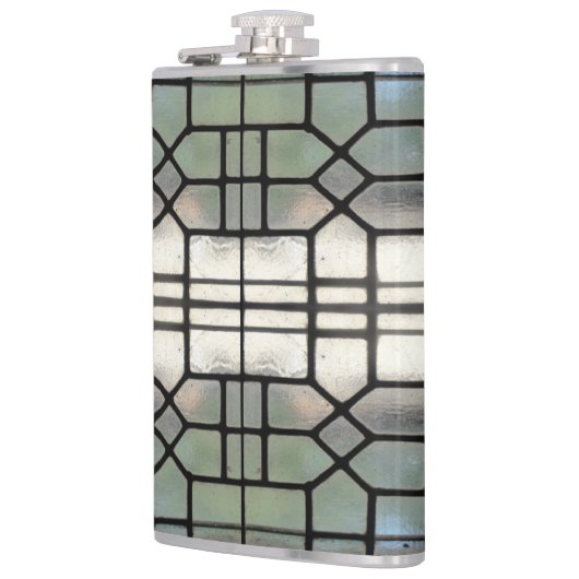 Venster Silver Glas in lood>Heupfles Heupfles (Links)