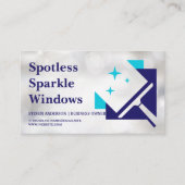 Venster Squeegee Sparkle Clean Visitekaartje (Voorkant)