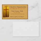 Venster Stainglass Church Visitekaartje (Voorkant / Achterkant)