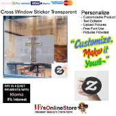 Venster Sticker Grijze achtergrond